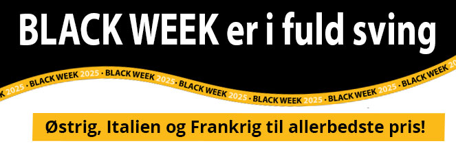 Se alle BLACK WEEK-tilbud hos Happydays
