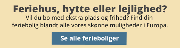 Find feriehus, feriehytte eller ferielejlighed hos Happydays