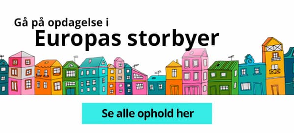 Se alle storbyferier hos Happydays