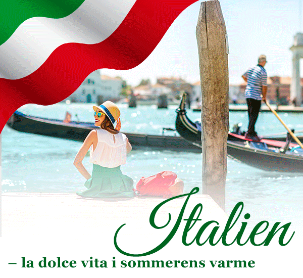 Happydays sommerferie i Italien