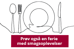 Se alle ferier med smagsoplevelser