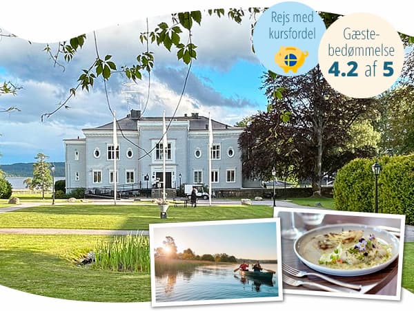 Medlemsrabat på herregårdsferie i Sverige