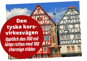 Läs om korsvirkesvägen i Tyskland