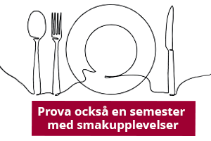 Se alla semestrar med smakupplevelser