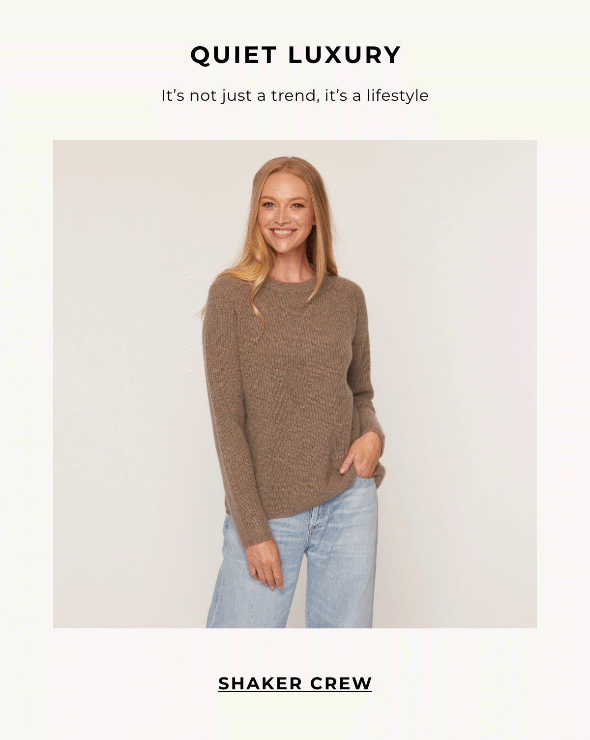 Your Quiet Luxury Style Guide Awaits 🍂 The Cashmere Sale