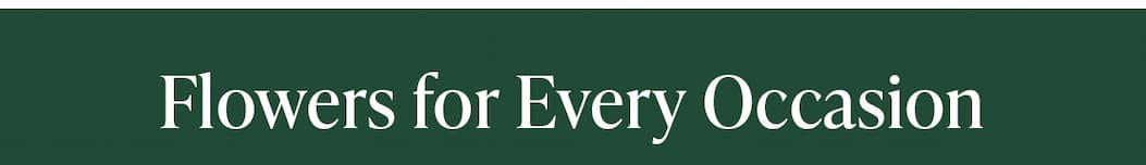 Flowers for Every Occasion