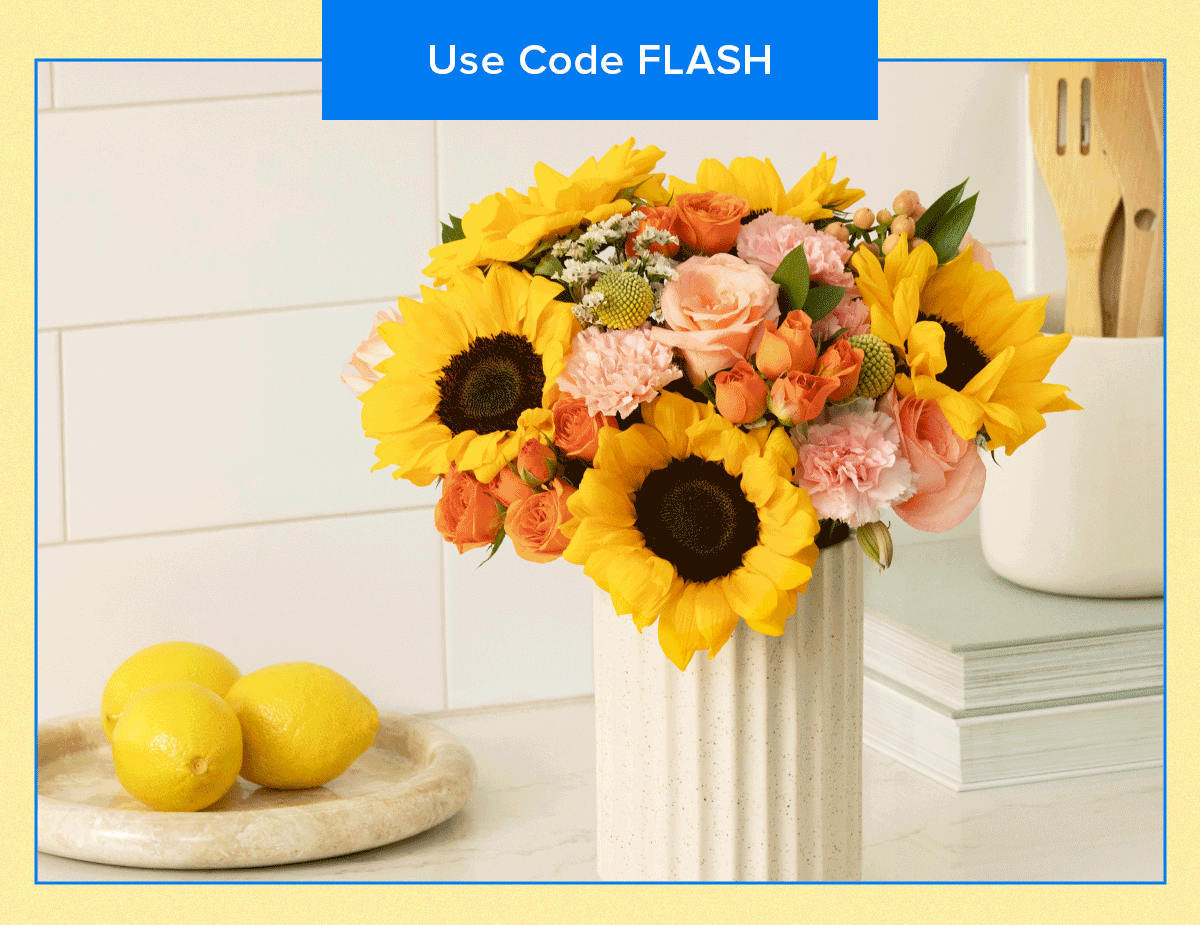 Pictures of Bouqs that are sale eligible. 