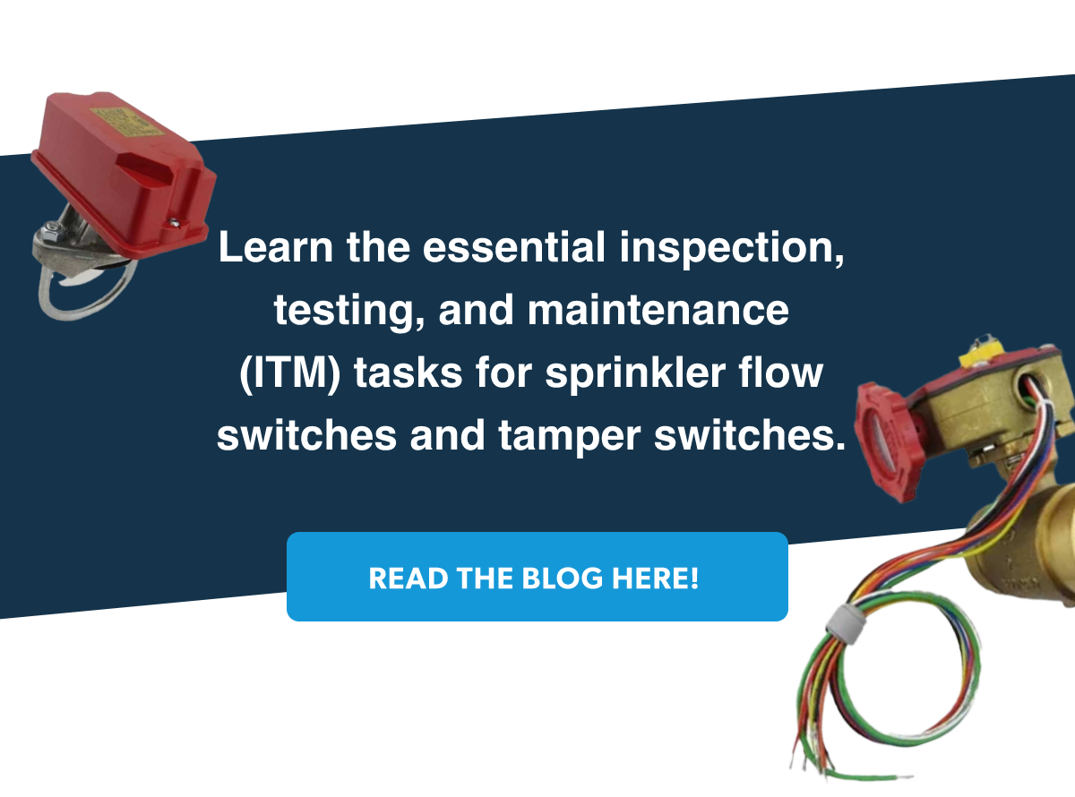Sprinkler Safety Flow & Tamper Switches Quick Response Fire Supply