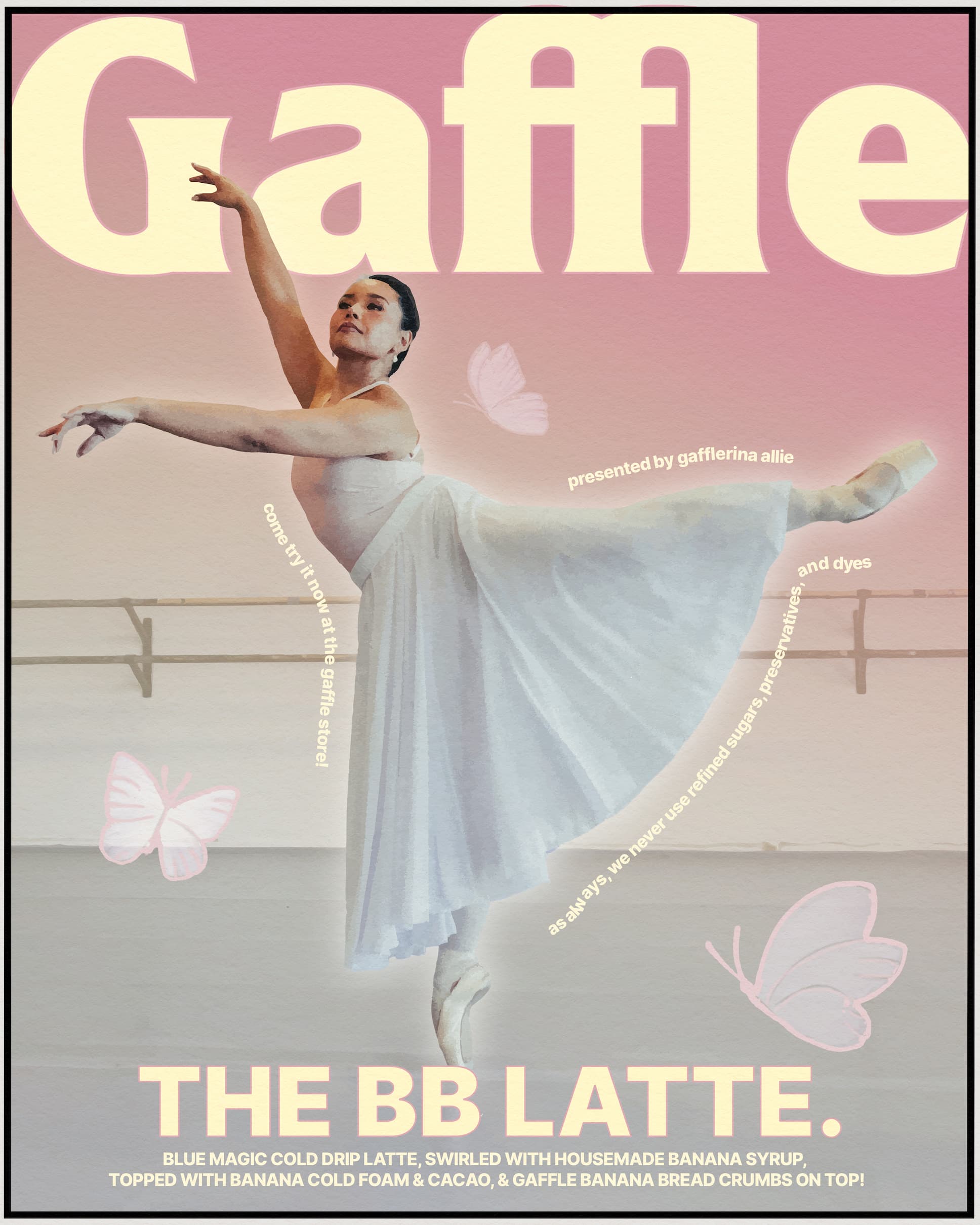 The BB Latte, as presented by Gafflerina Alexandra