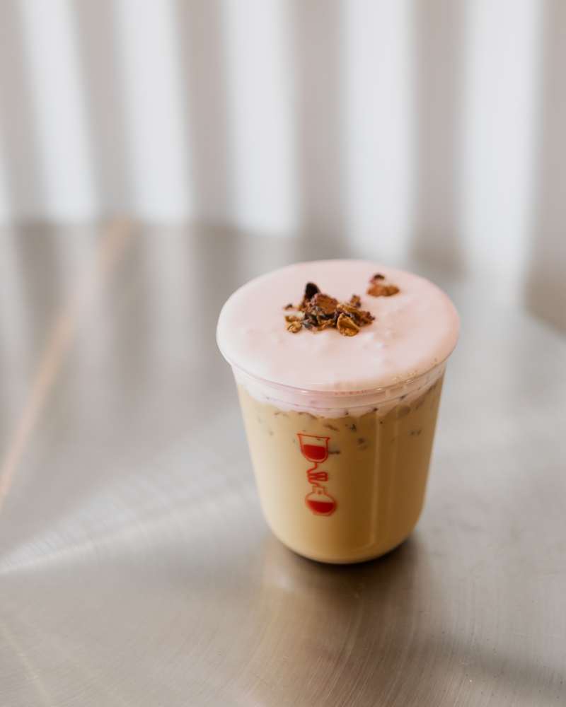 The Summer Rose Latte