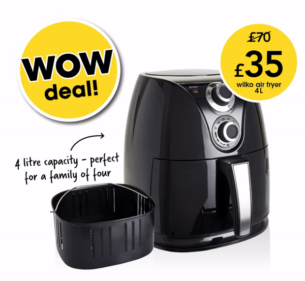 Halfprice air fryer! Get it before it's gone! wilko