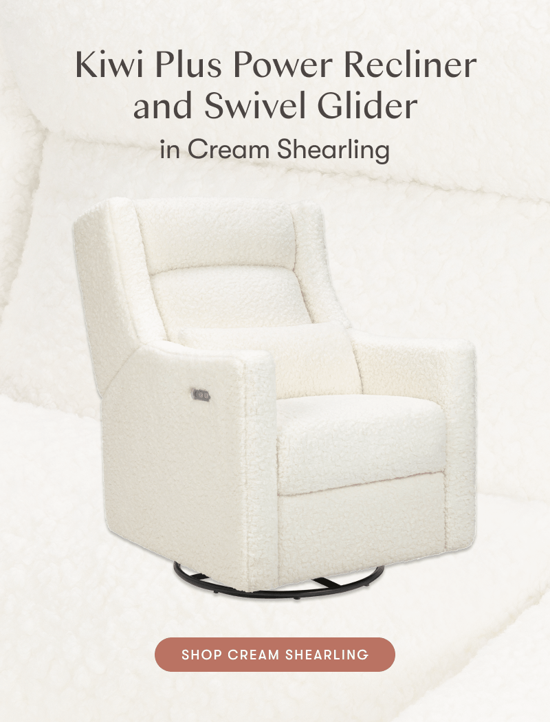 Seating in Cream Shearling | Shop Now