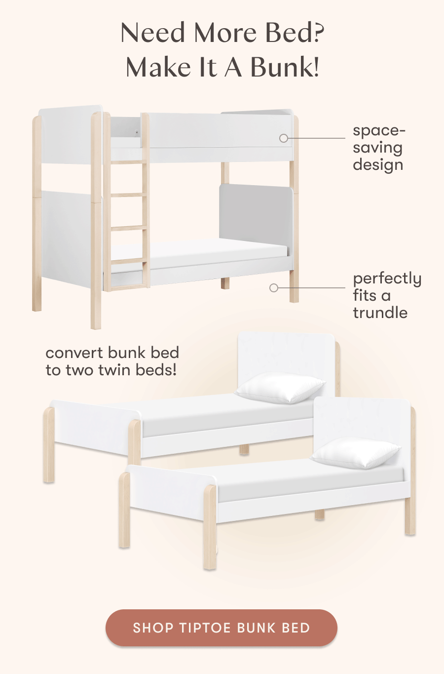 Shop TipToe Bunk Bed
