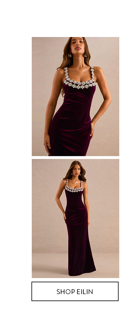 Shop Burgundy Velvet Maxi