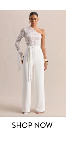 White lace jumpsuit