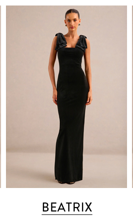Beatrix Black Maxi Dress 