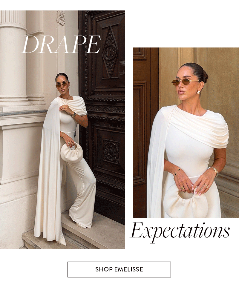 Emelisse Cream Jersey Jumpsuit