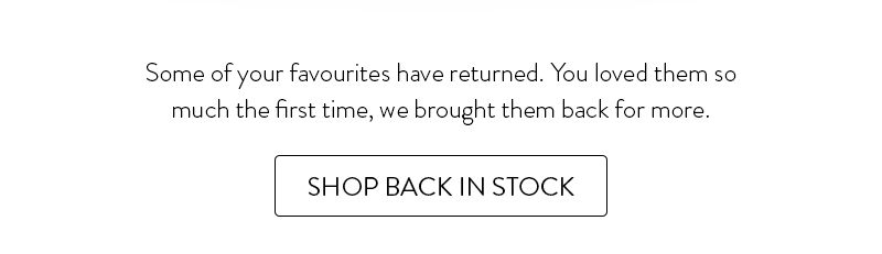Shop Back In Stock