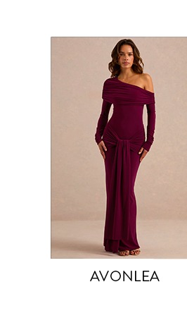 Avonlea Burgundy Jersey Maxi