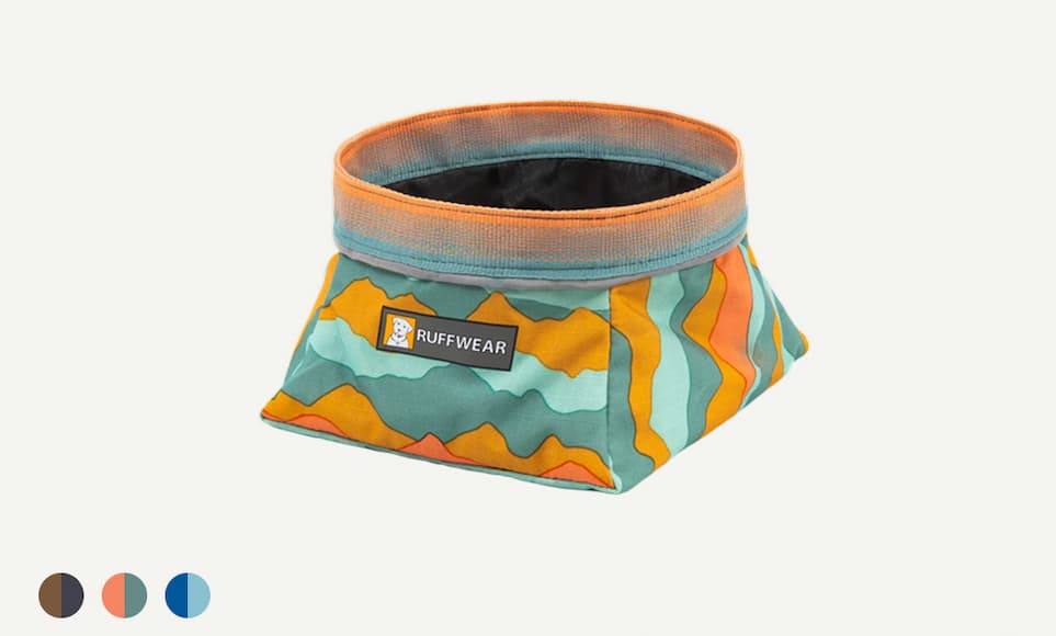 Quencher™ Packable Dog Bowl in Spring Mountains