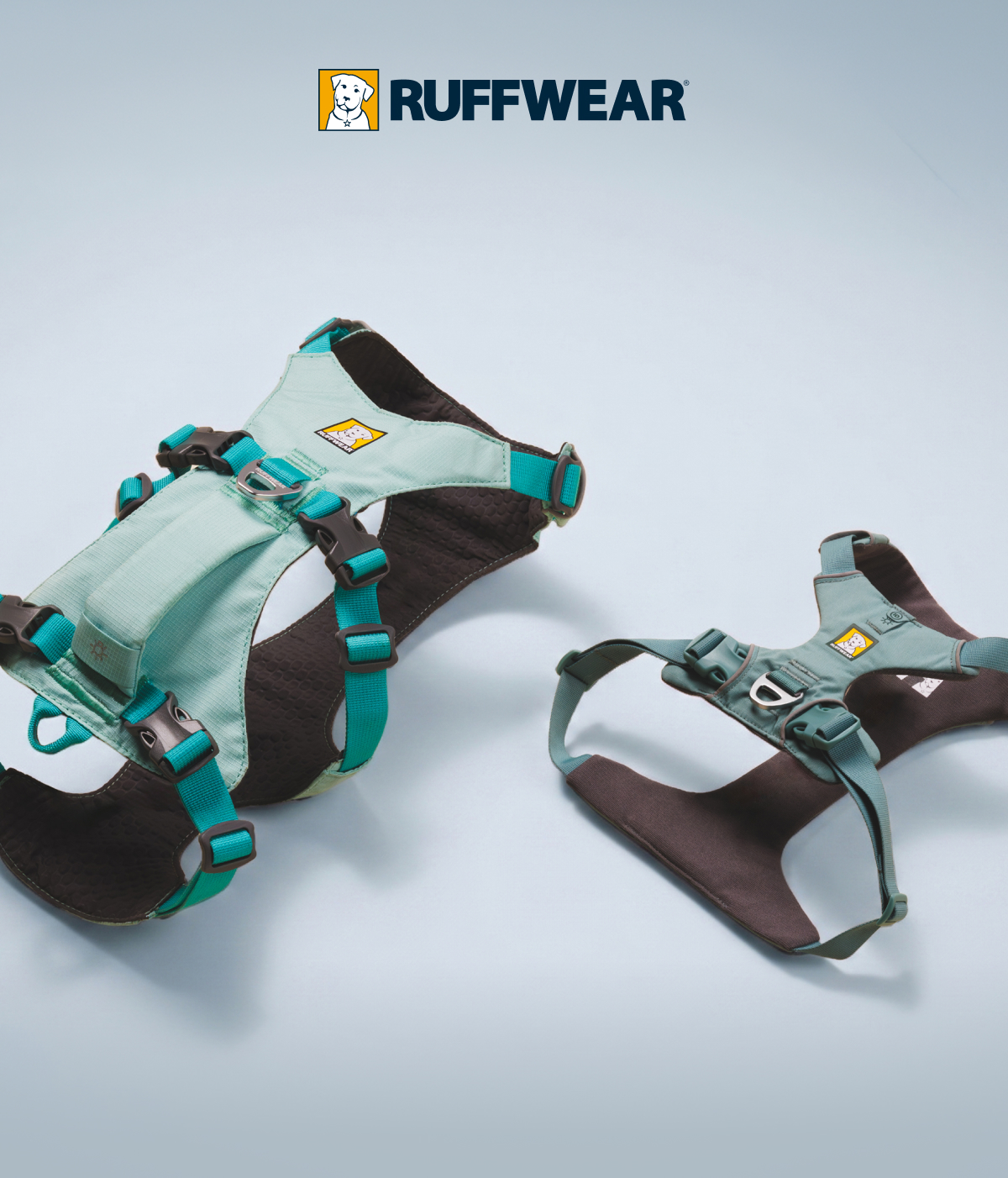 Harness Silhouettes of Front Range® Chest harness and  Flagline Body harness