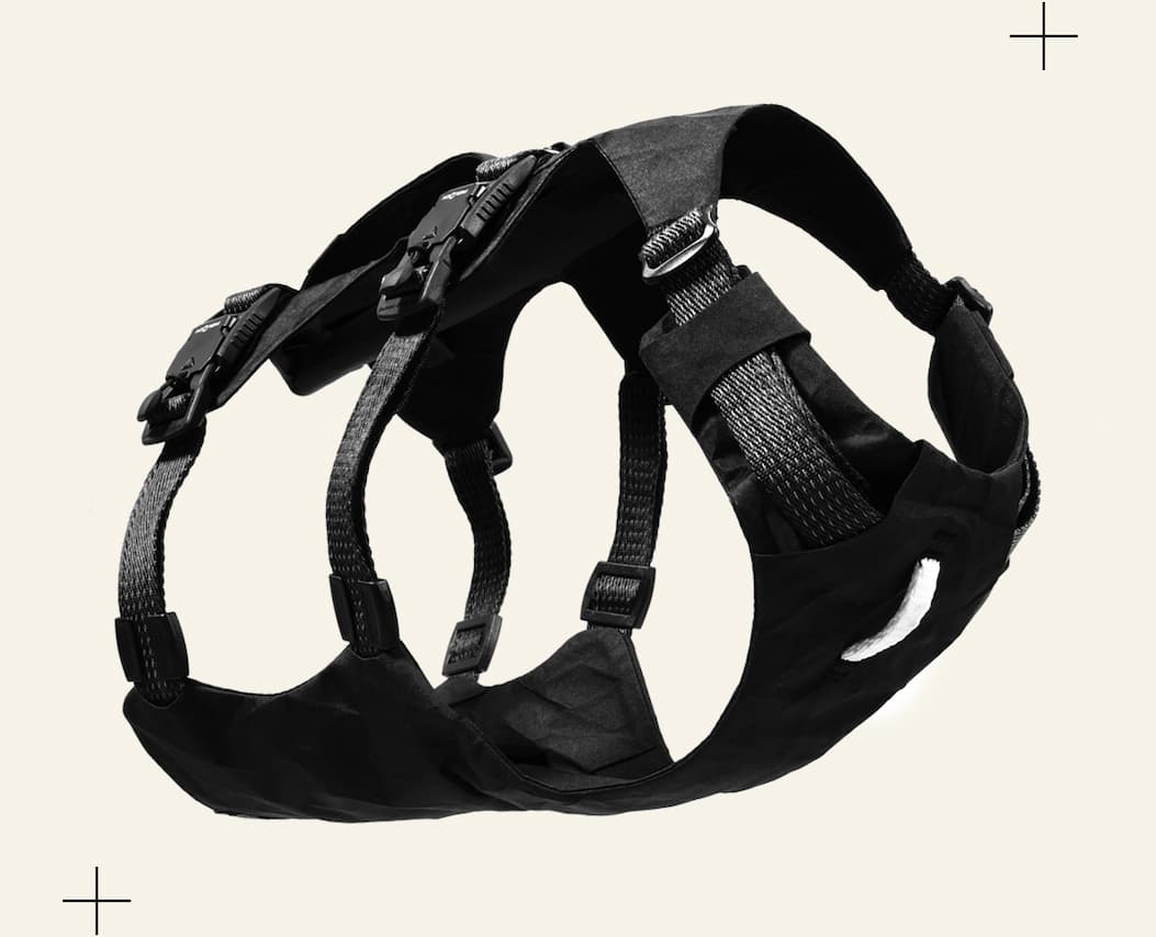 The new Ridgeline™ Harness in Obsidian Black from the other side