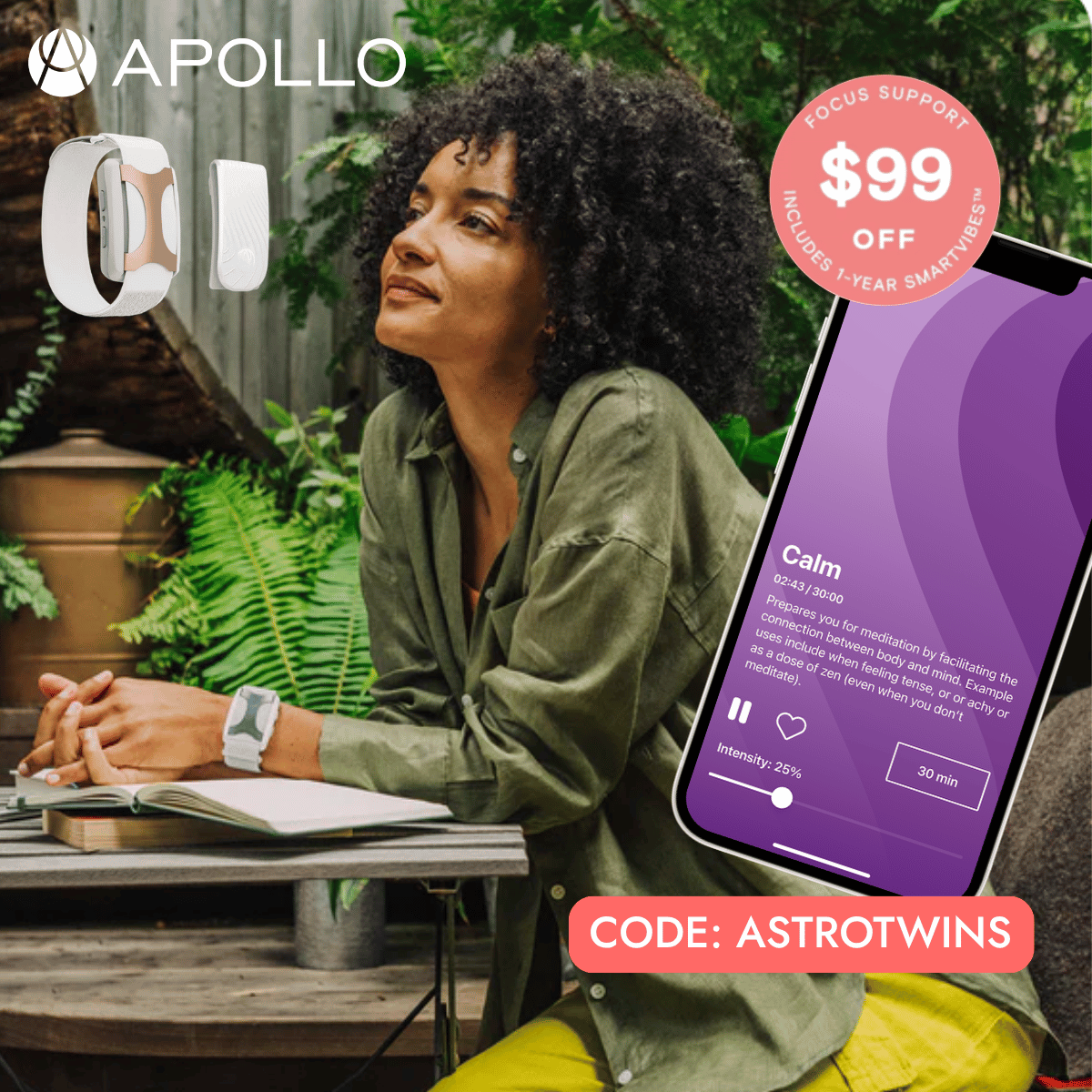 Apollo Wearable - Stress Less, Focus More