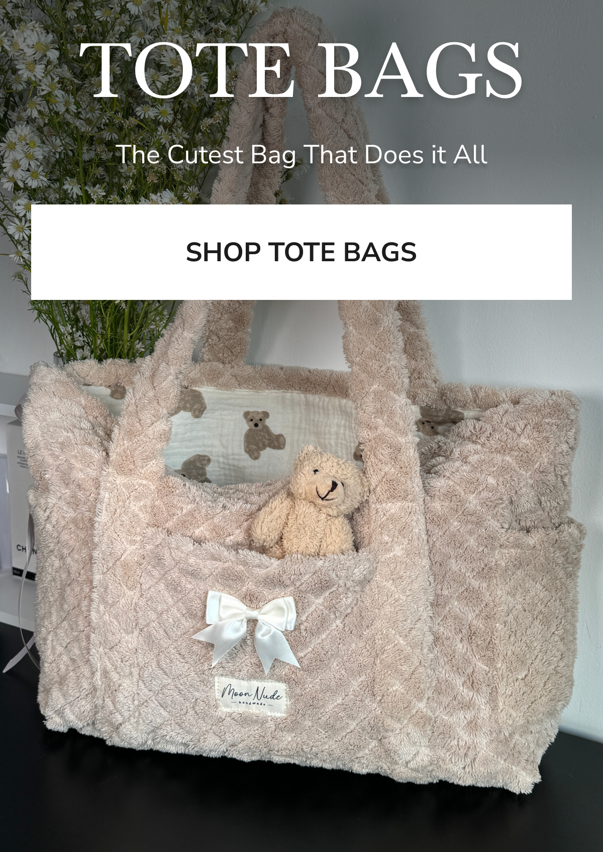 TOTE BAGS The Cutest Bag That Does it All SHOP TOTE BAGS