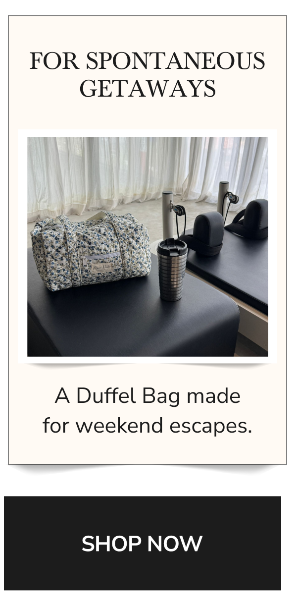 A Duffel Bag made for weekend escapes. SHOP NOW