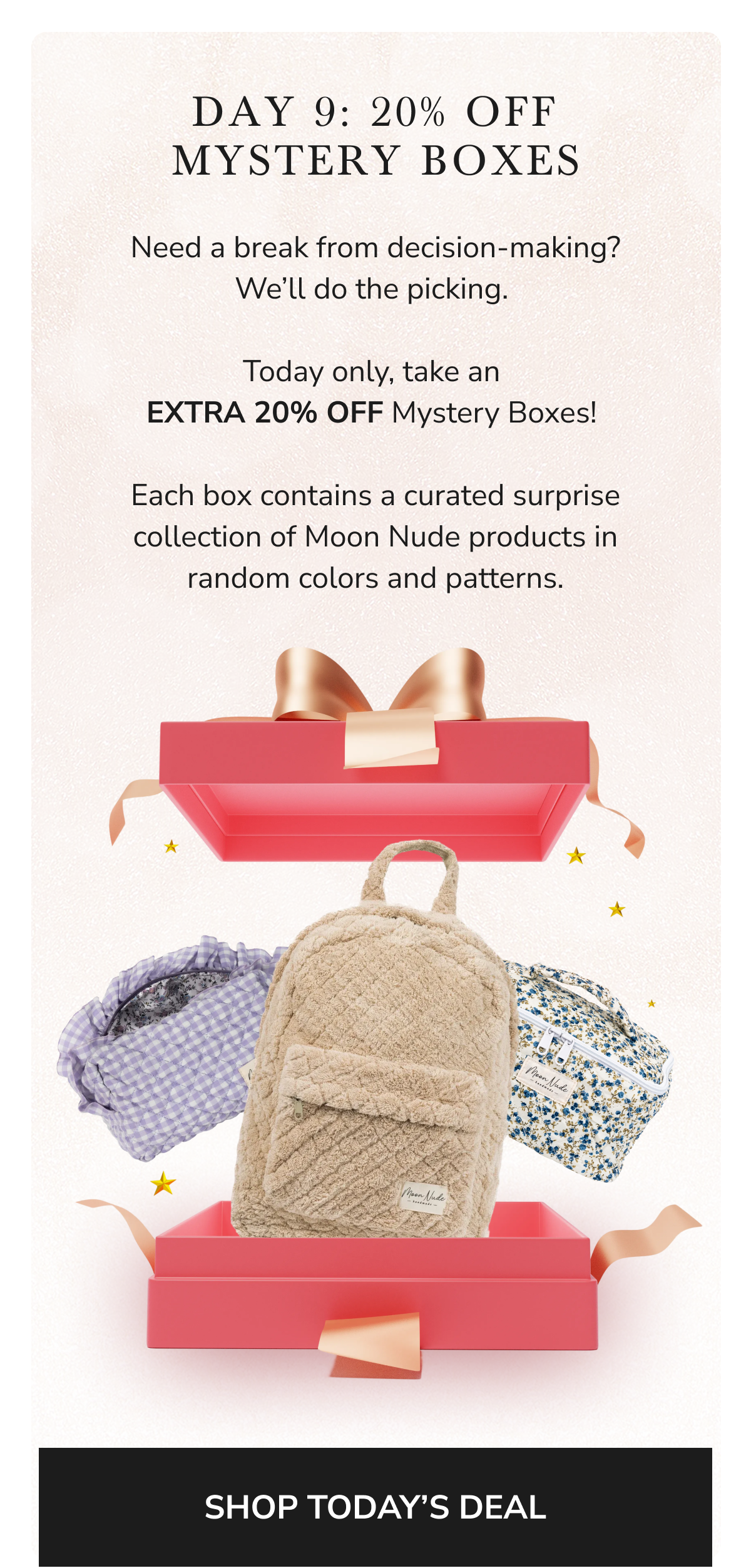 DAY 9: 20% OFF MYSTERY BOXES