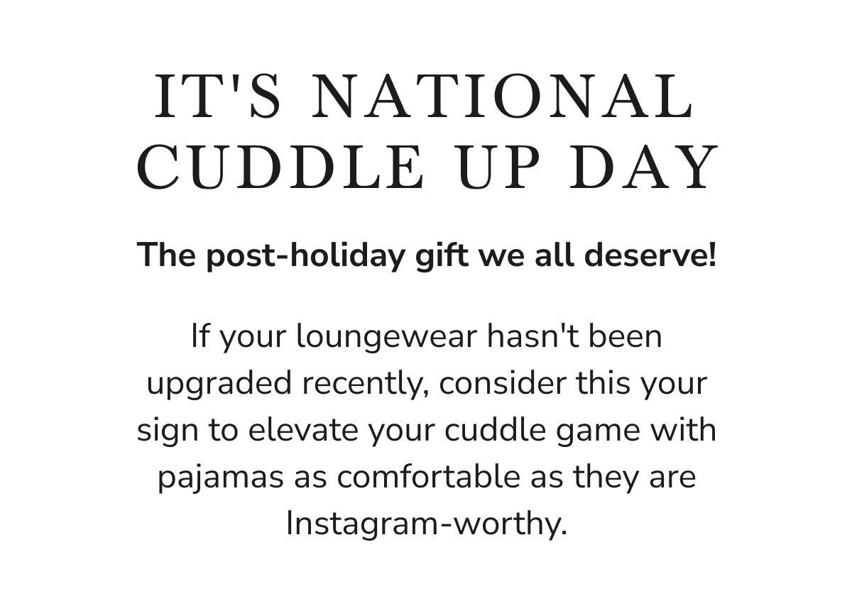 The post-holiday gift we all deserve!