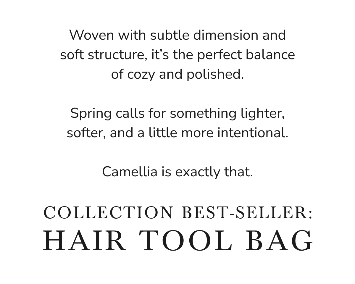 Woven with subtle dimension and soft structure, its the perfect balance of cozy and polished