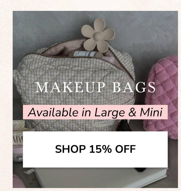 SHOP MAKEUP BAGS