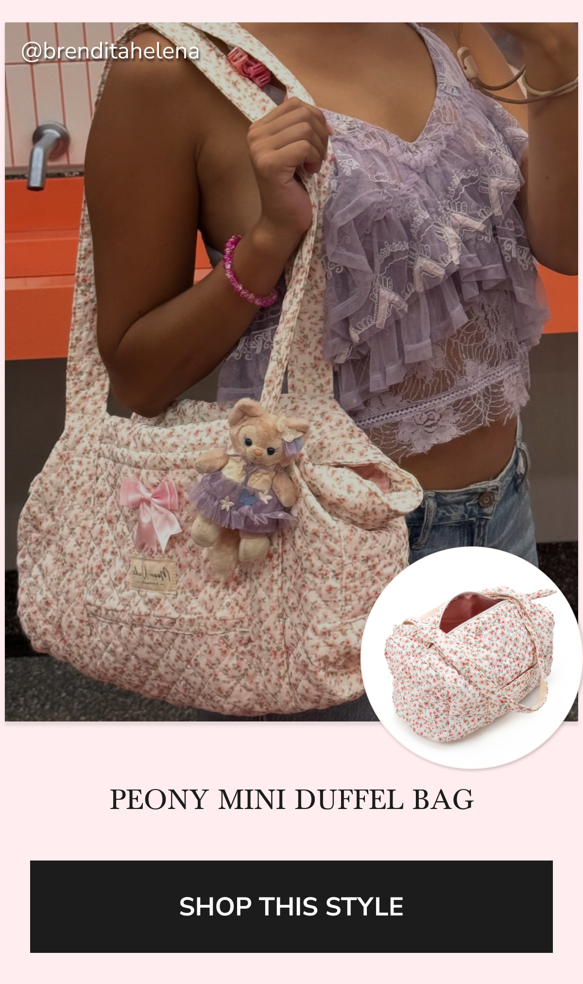 Peony Mini Duffel Bag - Shop this style