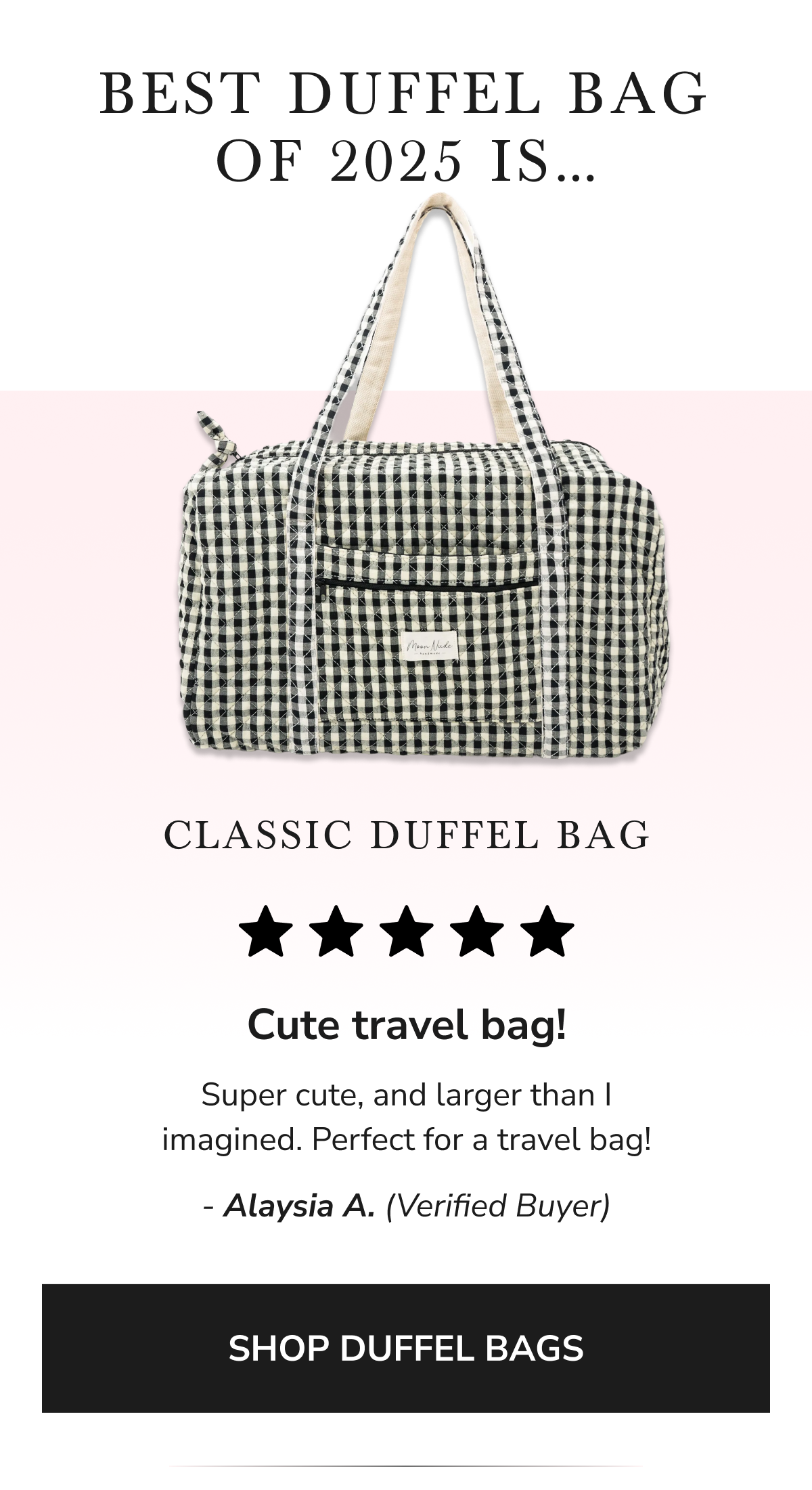 BEST DUFFEL BAG OF 2025 IS...