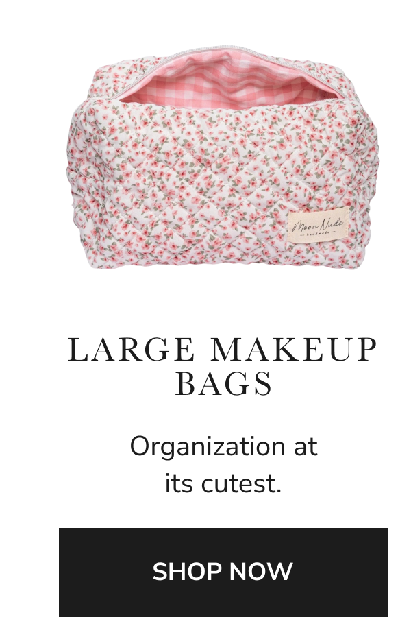 LARGE MAKEUP BAGS