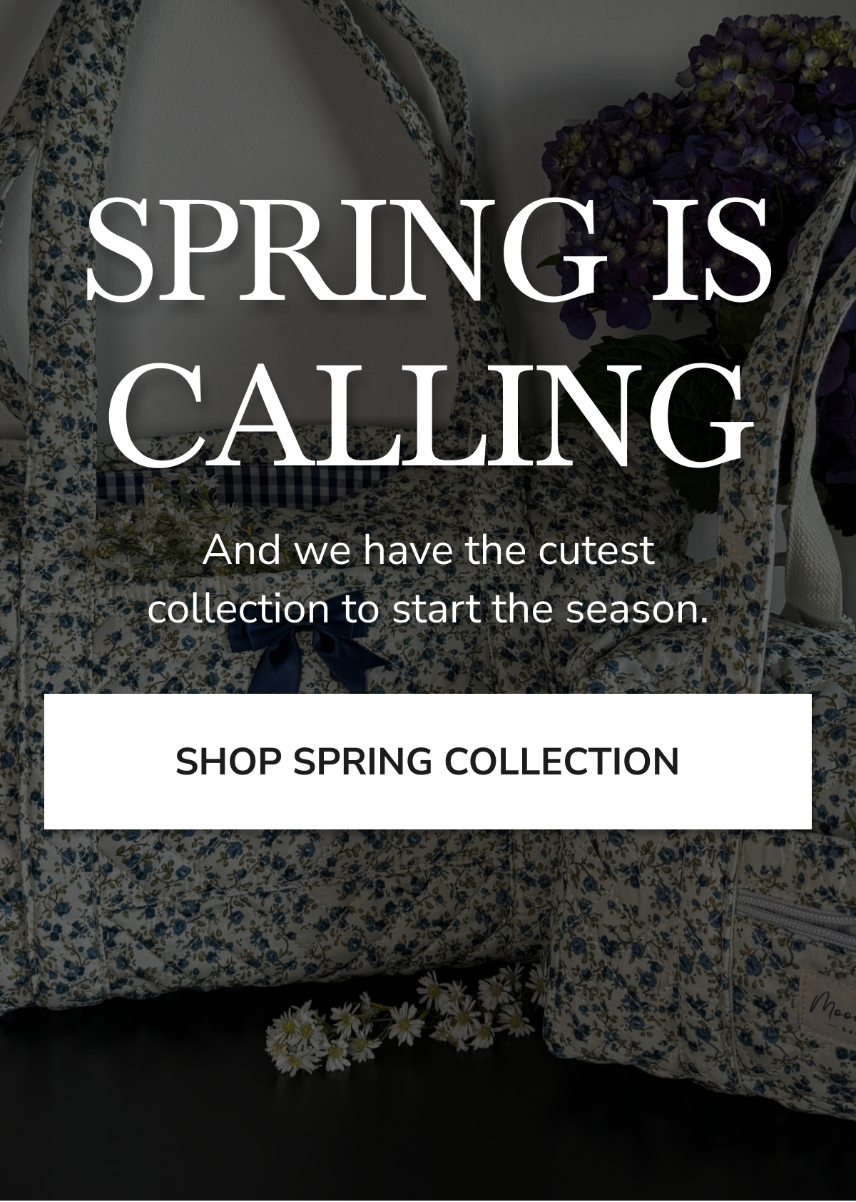 SPRING IS CALLING And we have the cutest collection to start the season. 