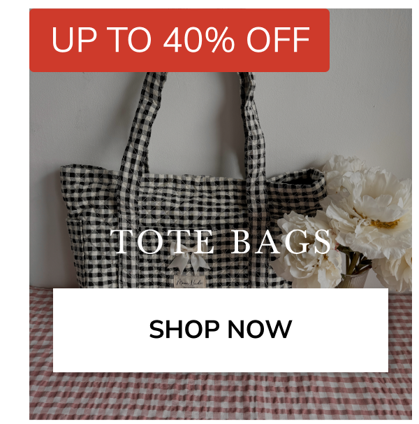 UP TO 40% OFF TOTE BAGS SHOP NOW