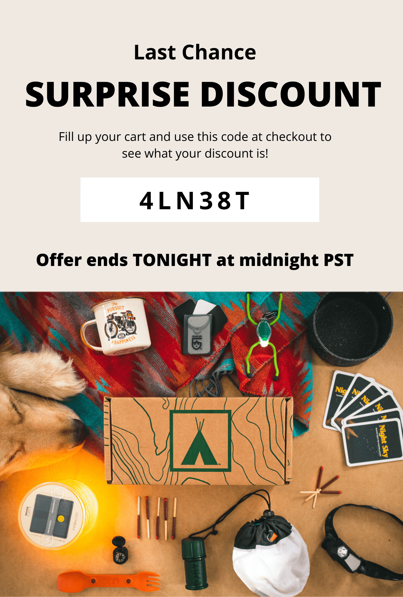 Get your Surprise Discount here!