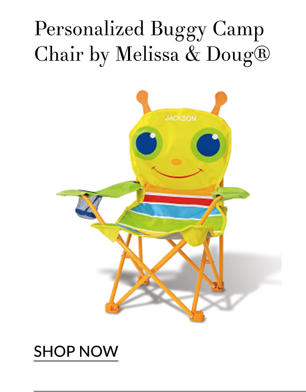 Personalized Buggy Camp Chair by Melissa & Doug®