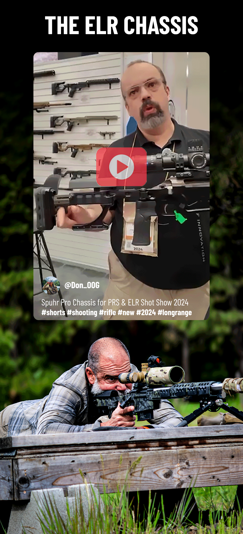 The ELR Chassis - Spuhr Pro Chassis for PRS & ELR Shot Show 2024 