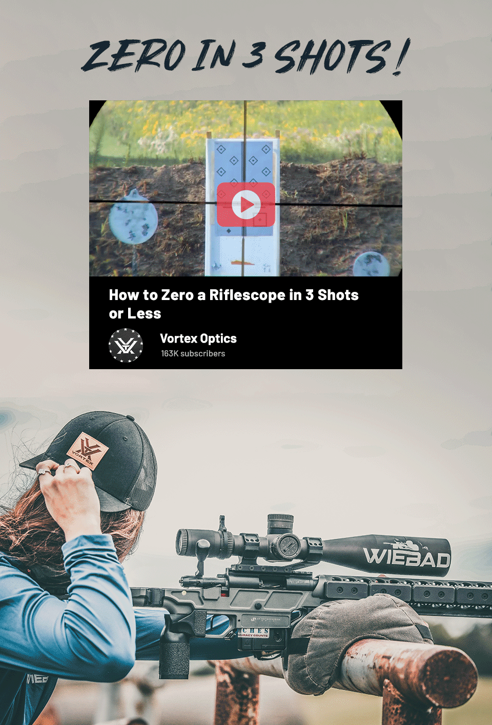 Zero in three shots