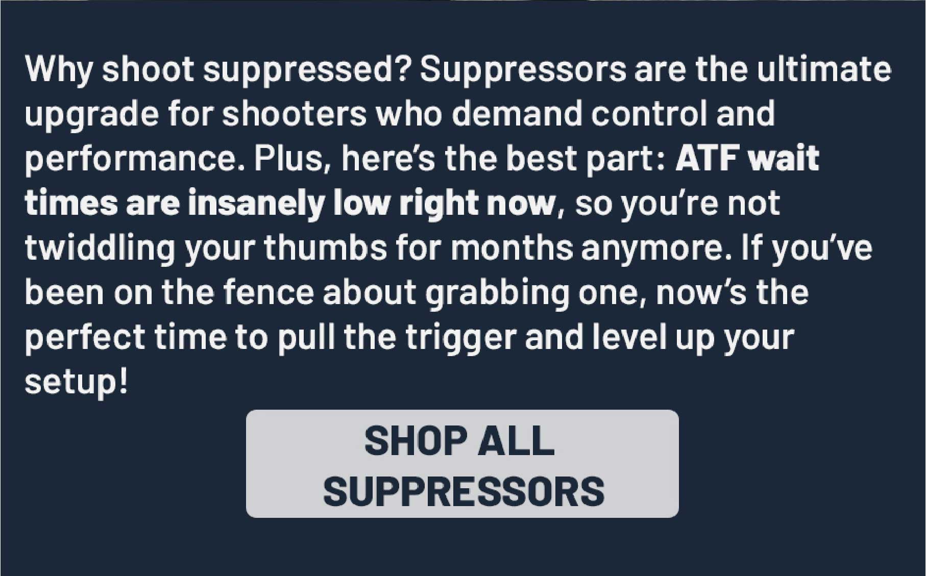 Shop All Suppressors