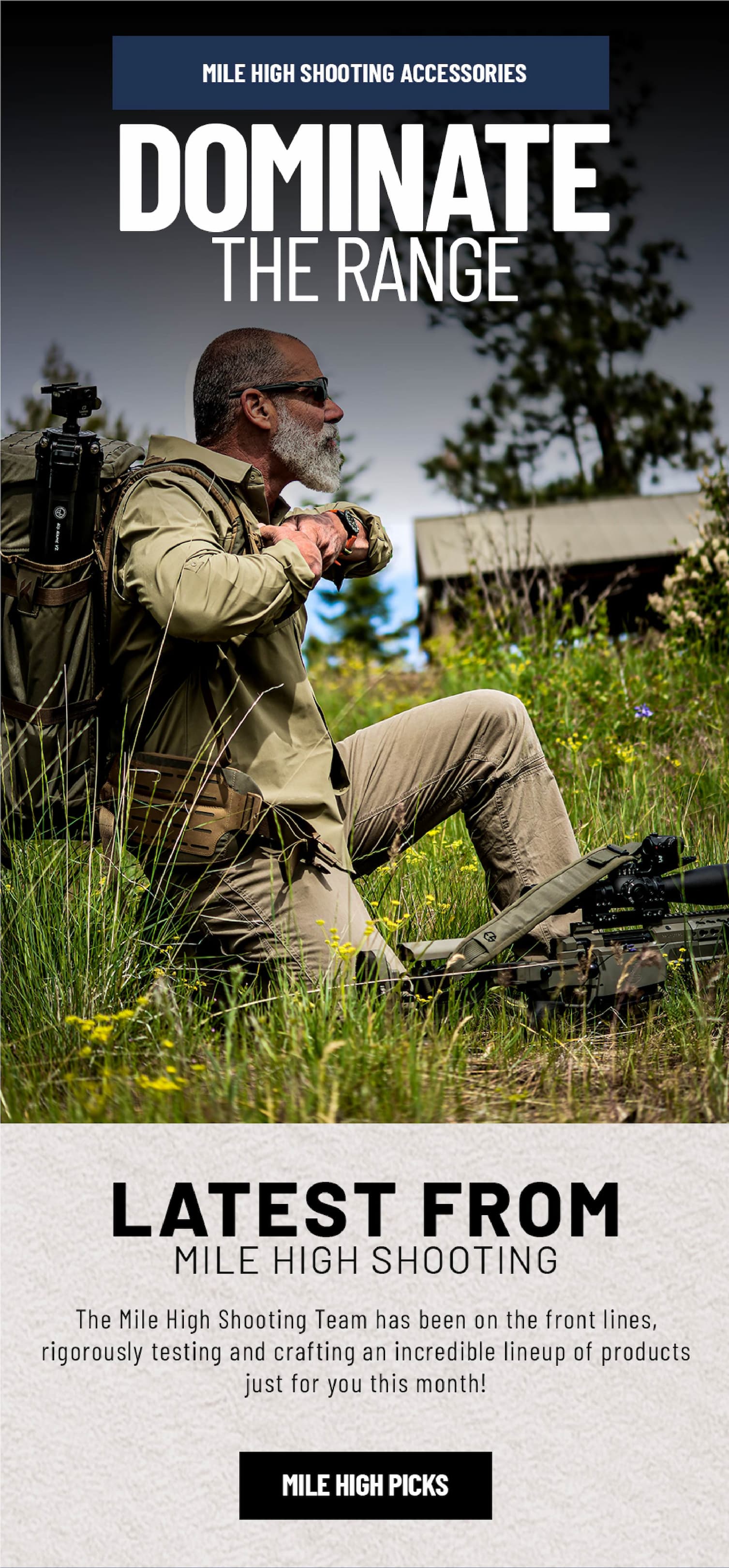 Mile High Shooting Accessories - Dominate The Range -  Latest From Mile High Shooting - The Mile High Shooting Team has been on the front lines,  rigorously testing and crafting an incredible lineup of products just for you this month! - Mile High Picks