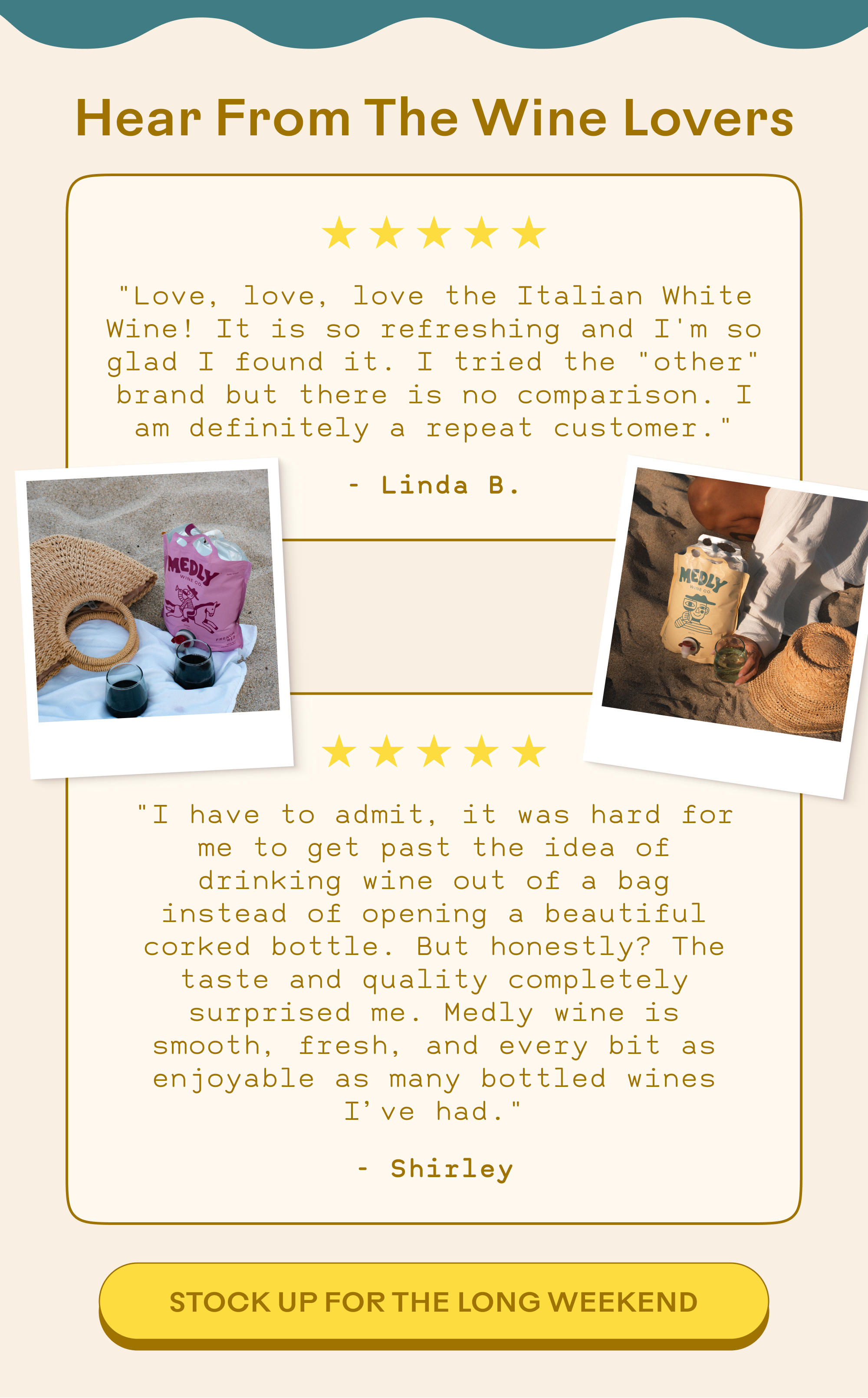 Hear from the wine lovers