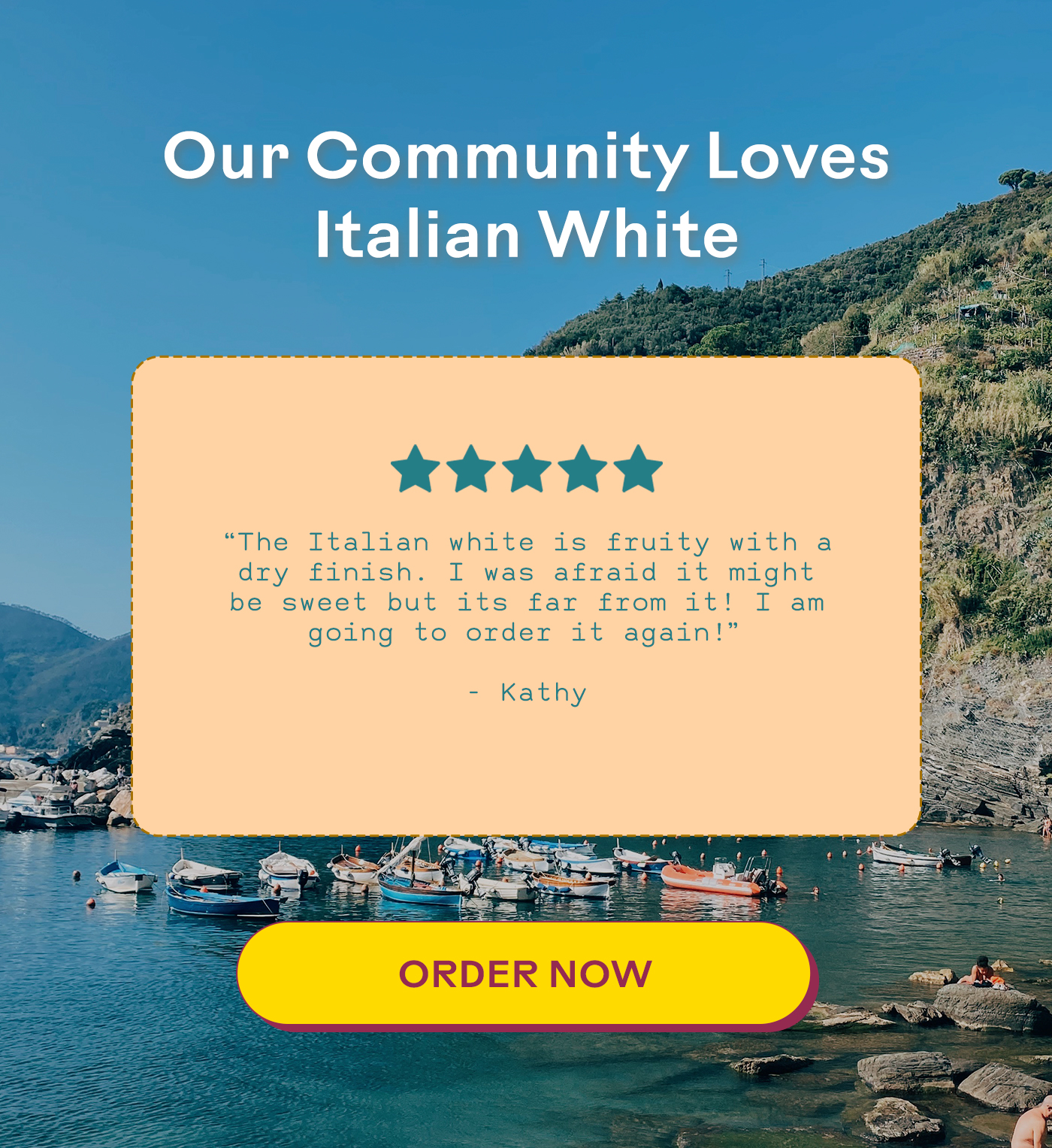 Our Community Loves Italian White! 
