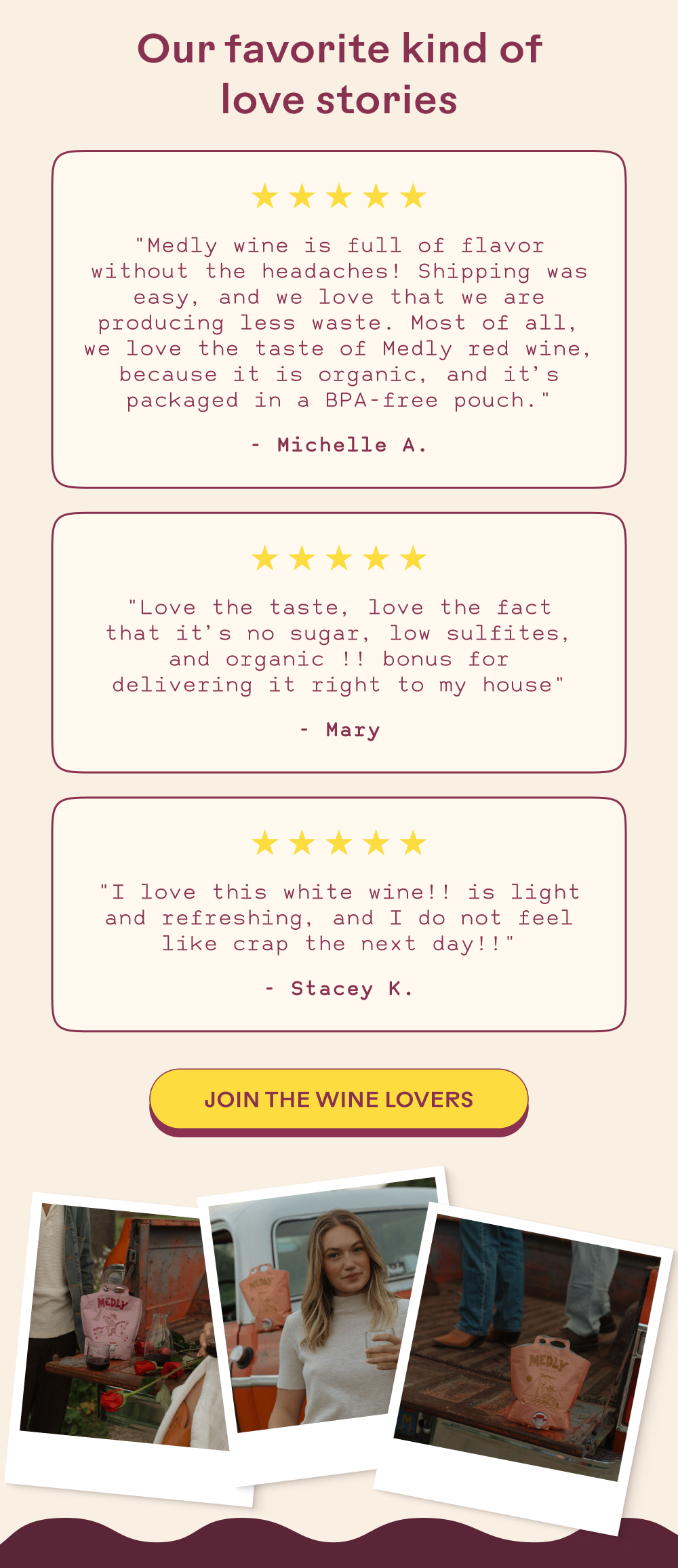 "Love the taste, love the fact that it's no sugar"