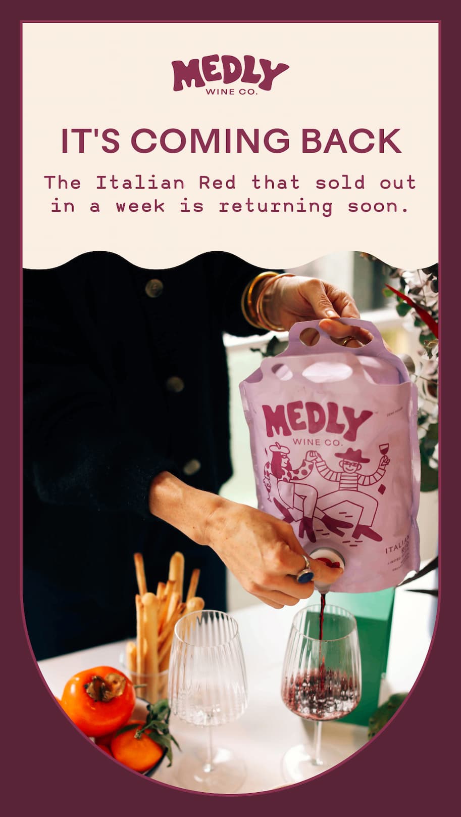 IT'S COMING BACK