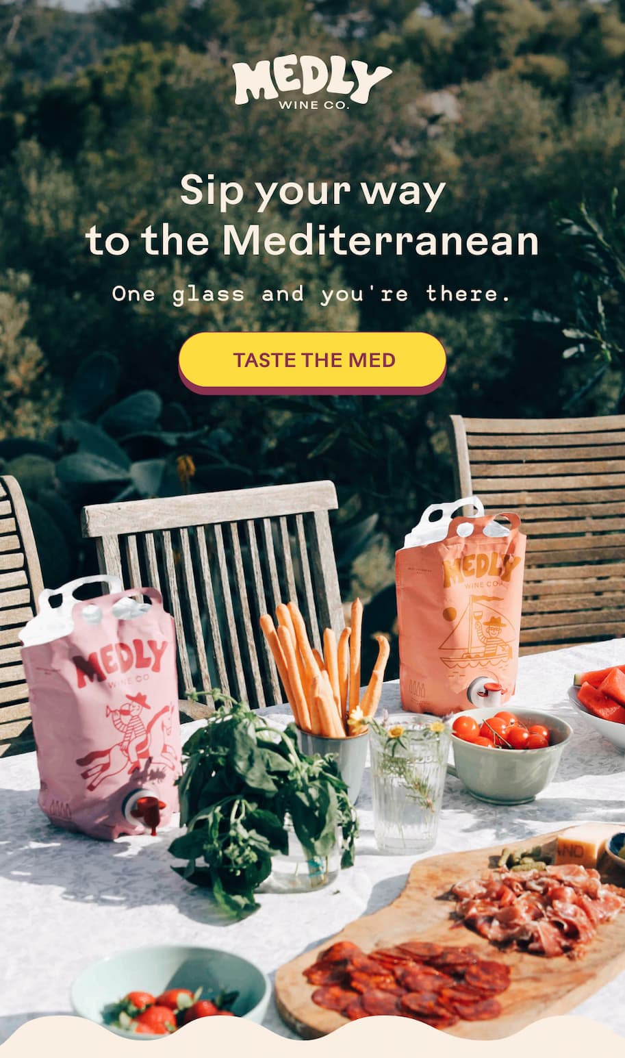 Sip your way to the Mediterranean