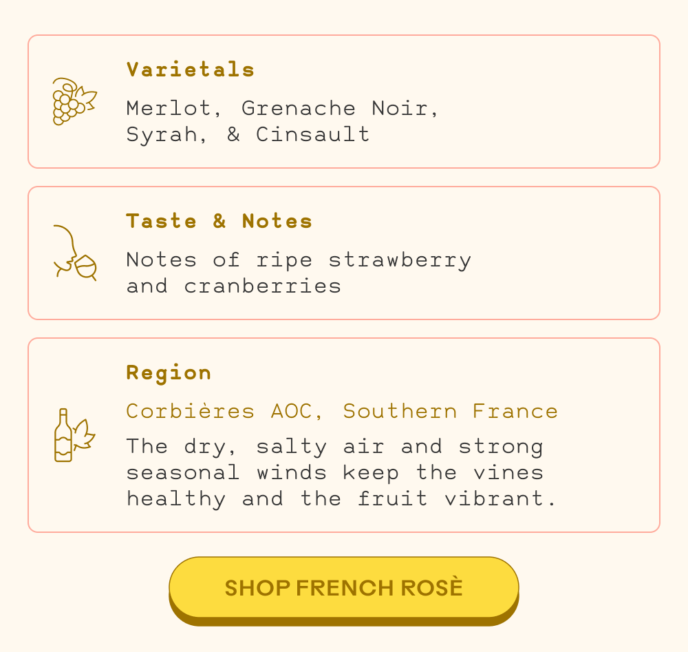 What you're saying about French Rosè